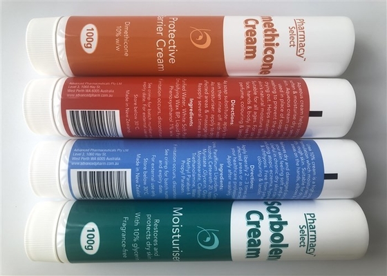 Pharmacy Selec Cream Plastic Tube Packing With Teeth Cap Milk White