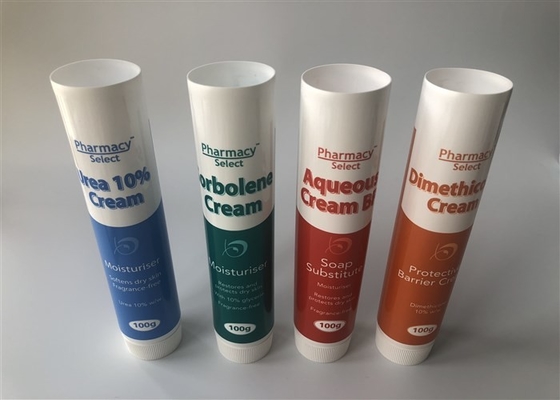Pharmacy Selec Cream Plastic Tube Packing With Teeth Cap Milk White