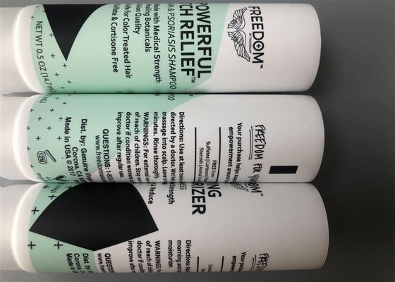 Diameter 25mm Hand Cream Tube Packaging 30ml White Extruded MDPE Material
