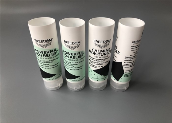 Diameter 25mm Hand Cream Tube Packaging 30ml White Extruded MDPE Material