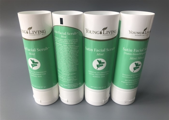 Dia 35mm Plastic Tube Packing 6c Offset Printing With Flip Top Cap 57g