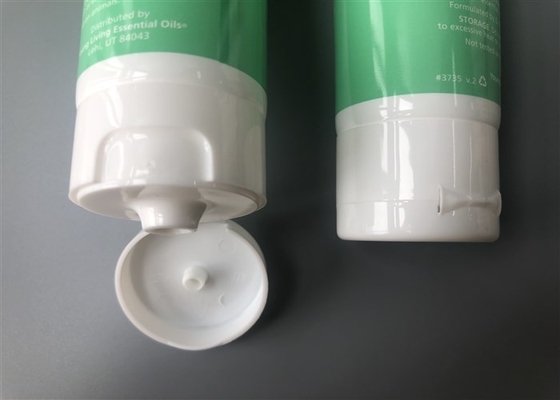 Dia 35mm Plastic Tube Packing 6c Offset Printing With Flip Top Cap 57g