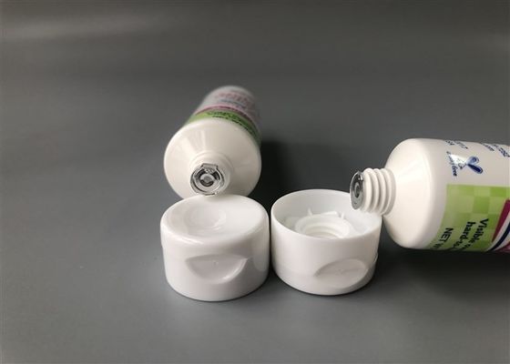 White Flip Top Cap Dia 25 Plastic Tube Packing 5 Layer 14g Dipar Rash 4c Offset Printing