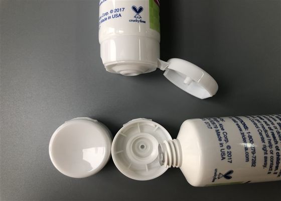 White Flip Top Cap Dia 25 Plastic Tube Packing 5 Layer 14g Dipar Rash 4c Offset Printing