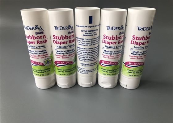 White Flip Top Cap Dia 25 Plastic Tube Packing 5 Layer 14g Dipar Rash 4c Offset Printing
