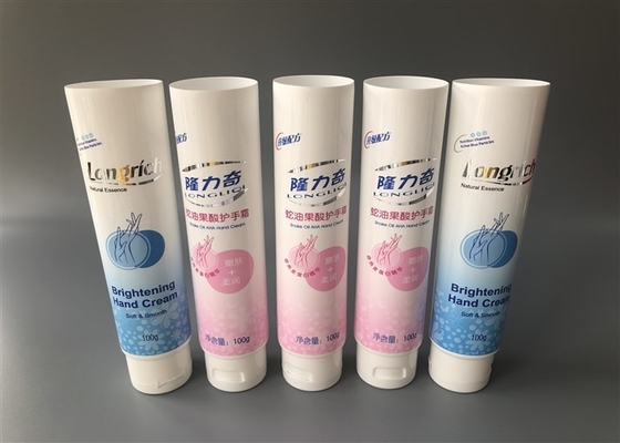 Diameter 38mm Plastic Cosmetic Brightening Hand Cream Tube 100g