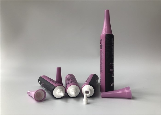 30ml Eye Plastic Cream Tubes Purple Offset Pritning On White Diameter 22mm