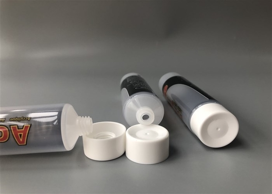Natural Color MDPE Tube Packaging Diameter 25mm With White Smooth Screw On Cap