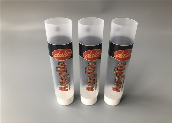 Natural Color MDPE Tube Packaging Diameter 25mm With White Smooth Screw On Cap
