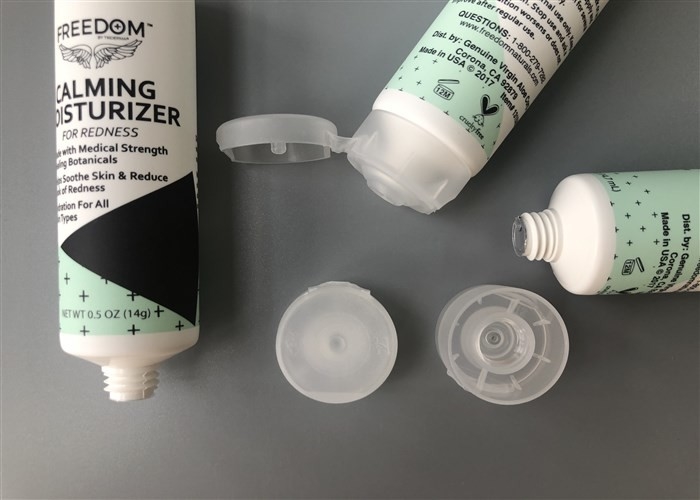 Diameter 25mm Hand Cream Tube Packaging 30ml White Extruded MDPE Material