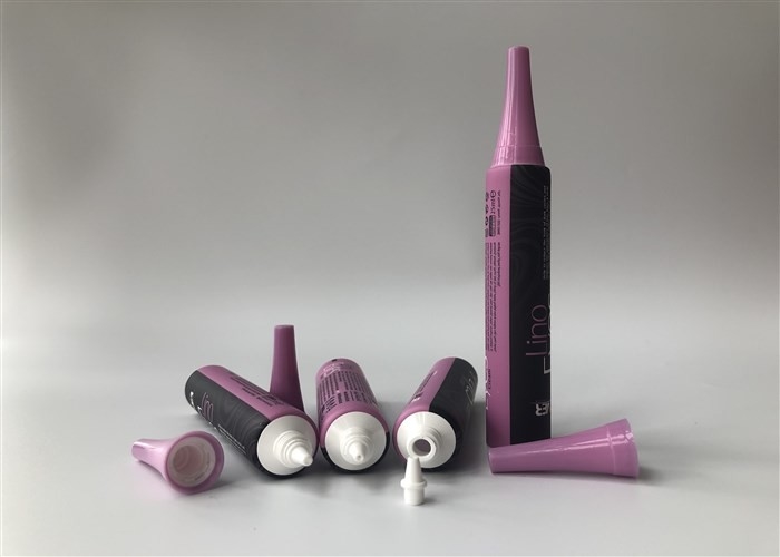 30ml Eye Plastic Cream Tubes Purple Offset Pritning On White Diameter 22mm